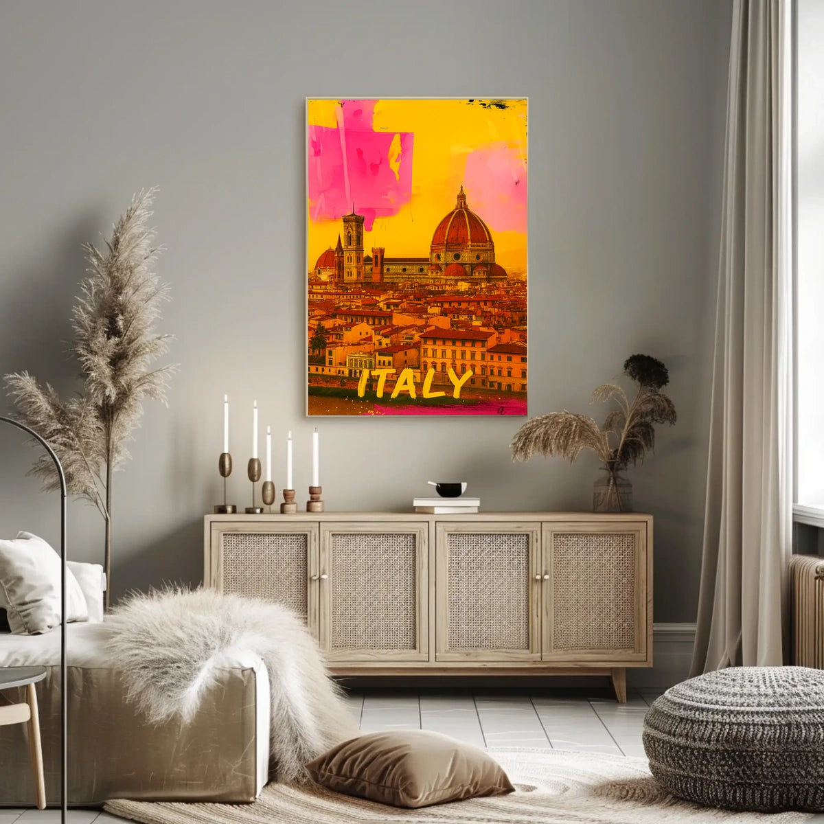 Vibrant Italy Poster