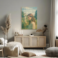 Saint Elizabeth Rose Feast Day Poster