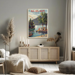 Aix-Les-Bains Le Lac Poster