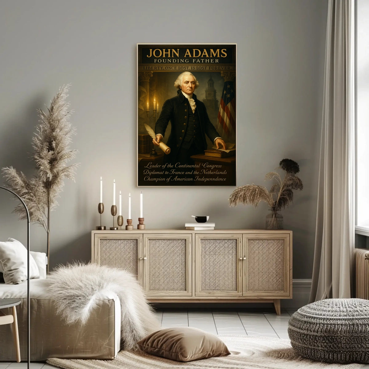 John Adams Founding Father Poster