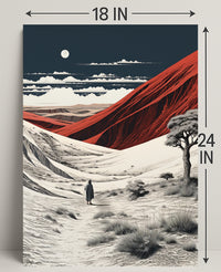 Desert Wanderer Poster