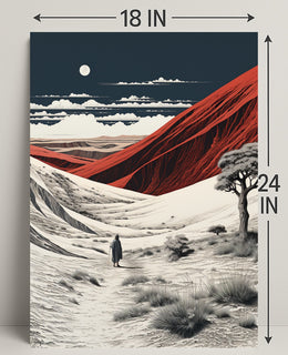 Desert Wanderer Poster