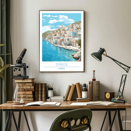 Serene Views of Syros Poster