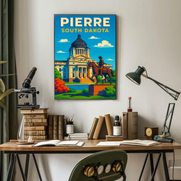 Pierre, South Dakota Poster