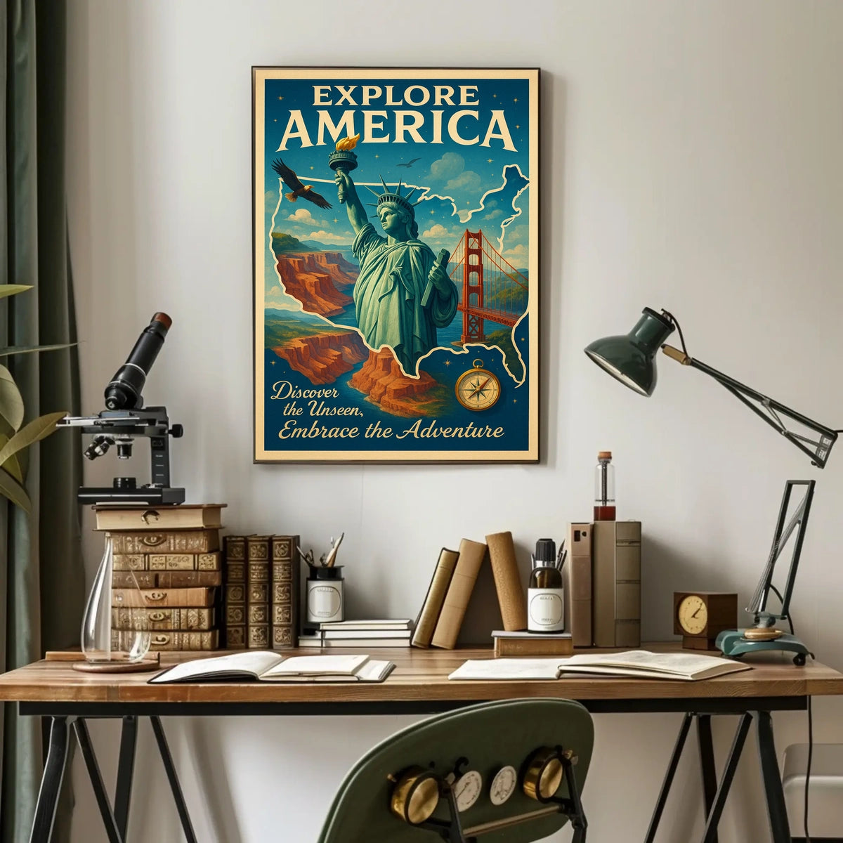 Explore America Poster