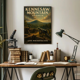 Kennesaw Mountain Civil War Battle Poster