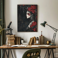 Gothic Romantic Aura Women's Art in Artistic or Pop Culture Poster