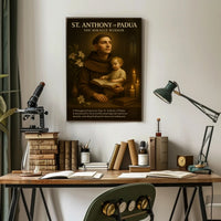 St. Anthony Reverence: Classical Spiritual Heritage Poster PosterGoat