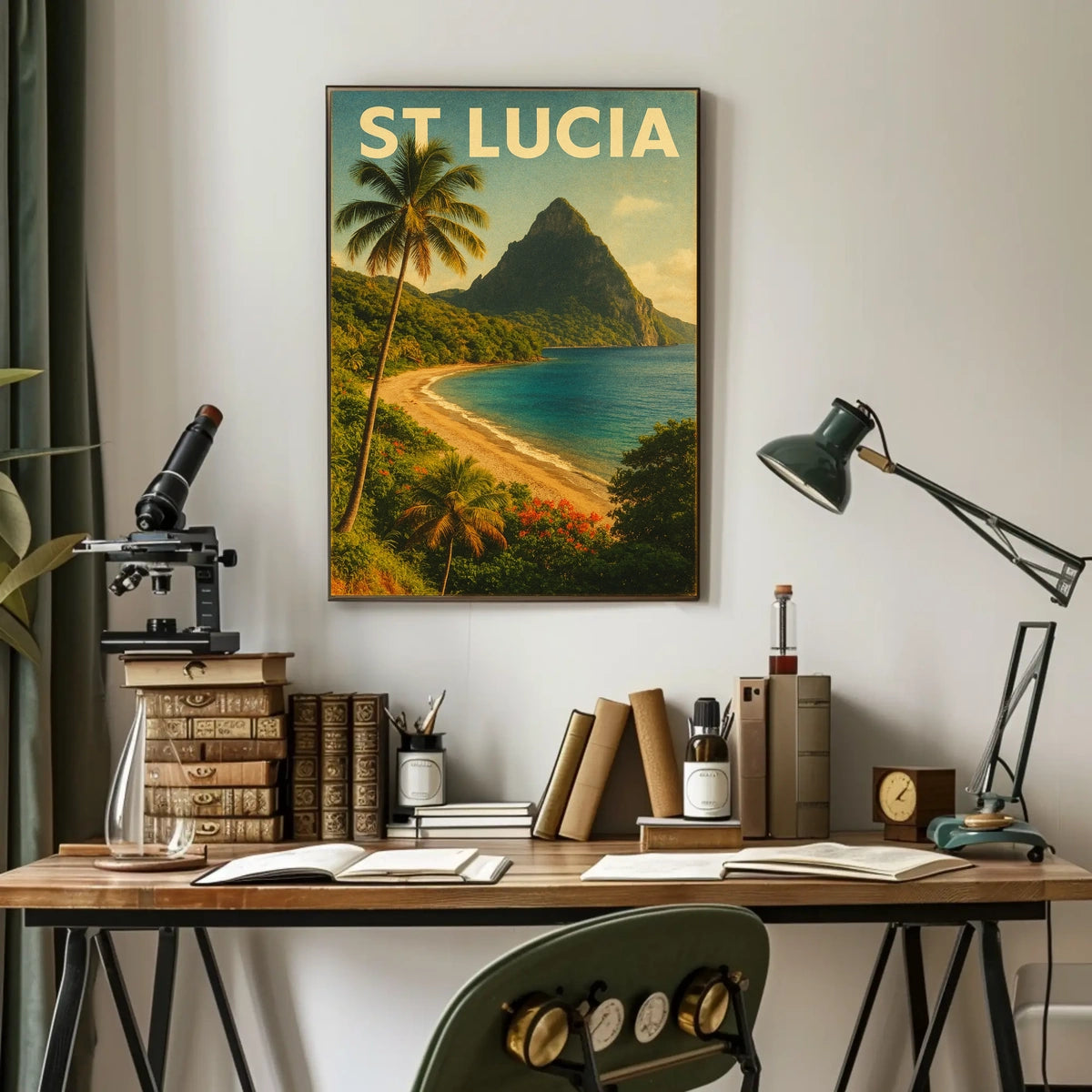 St. Lucia Paradise Poster