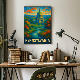 Pennsylvania Capitol Art Poster