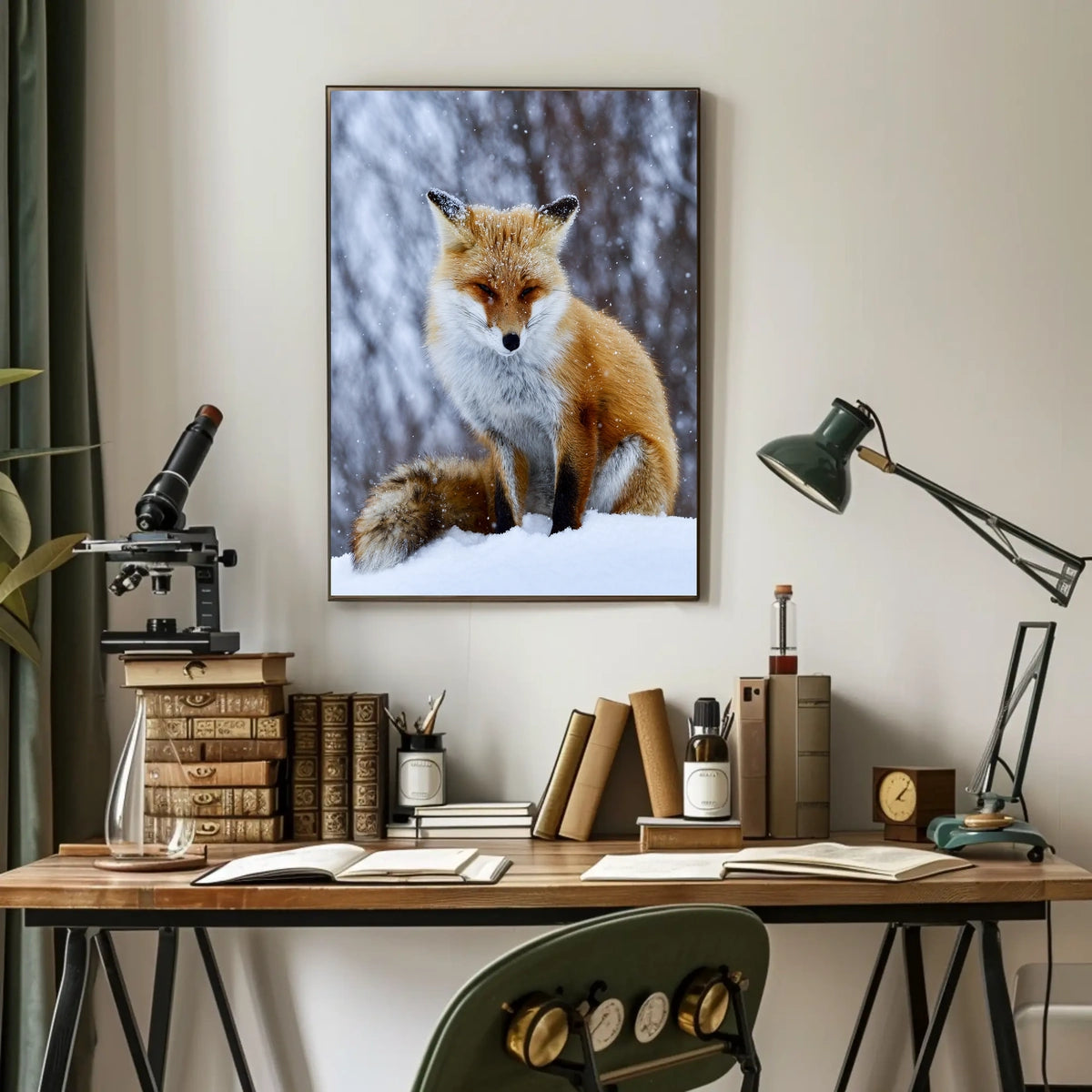 Winter Fox Poster