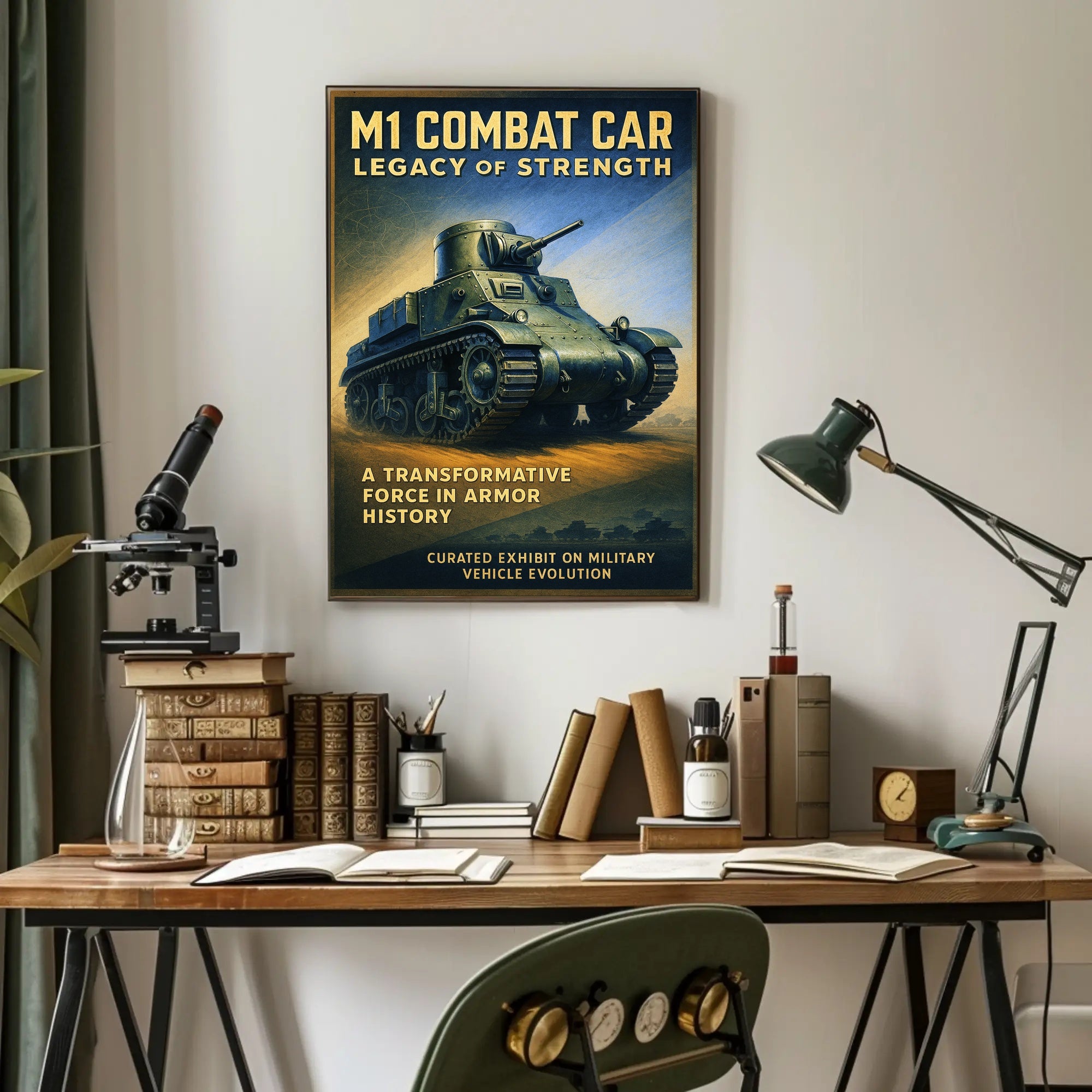 M1 Combat Car Legacy of Strength Poster