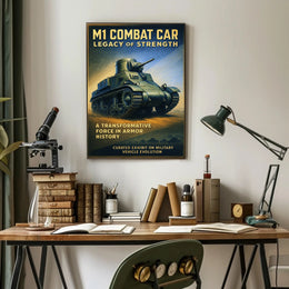 M1 Combat Car Legacy of Strength Poster