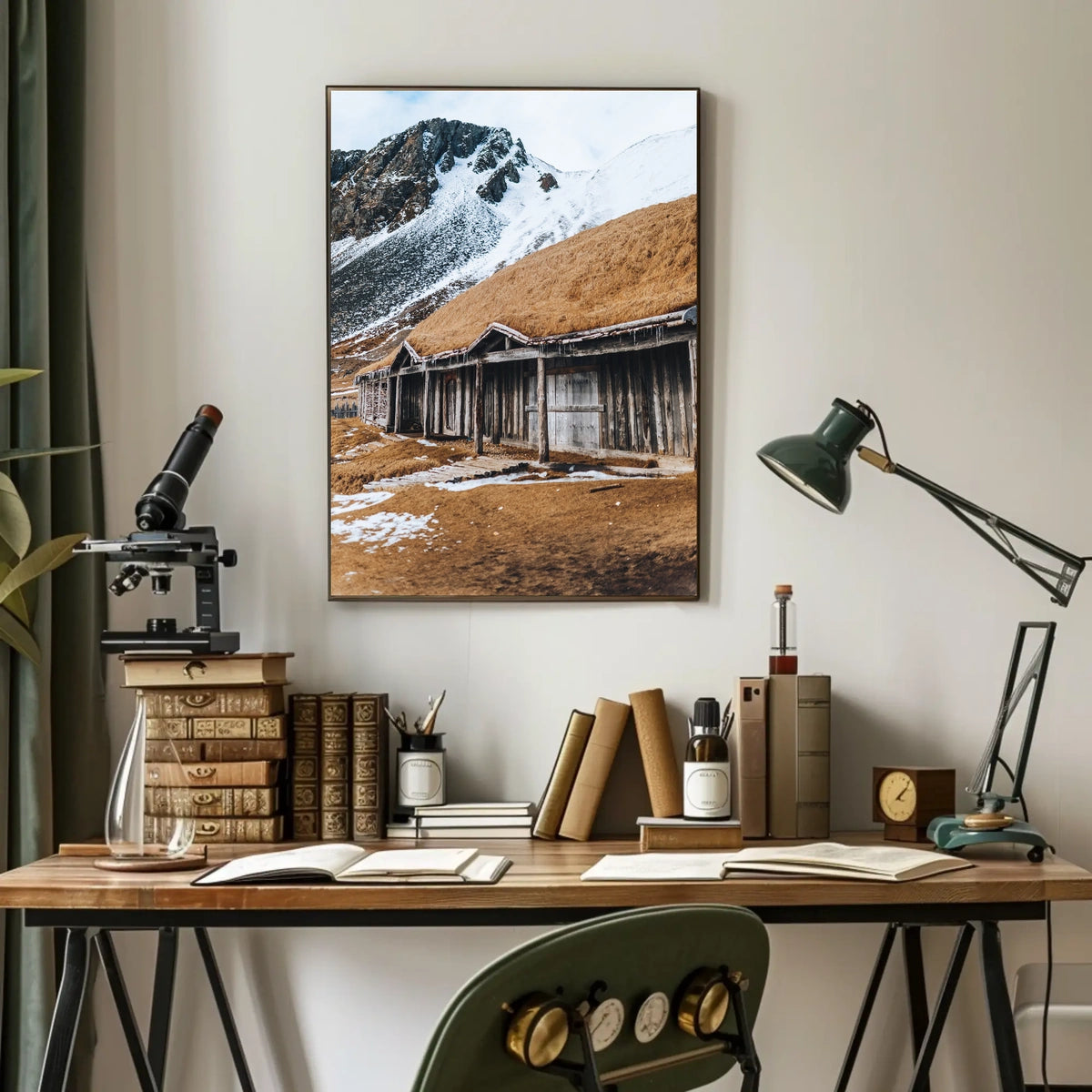 Rustic Mountain Retreat Poster