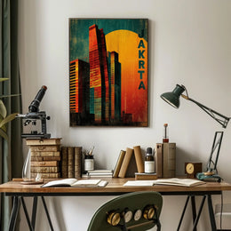 Jakarta Skyline Poster