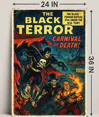 The Black Terror - Carnival of Death Poster PosterGoat
