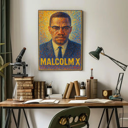 Malcolm X A Vision In Color Poster