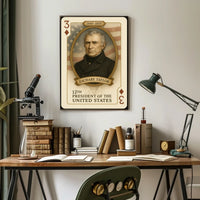 Zachary Taylor 12th President Portrait Print Poster