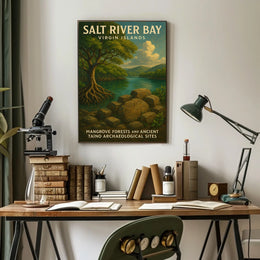 Salt River Bay Virgin Islands Poster