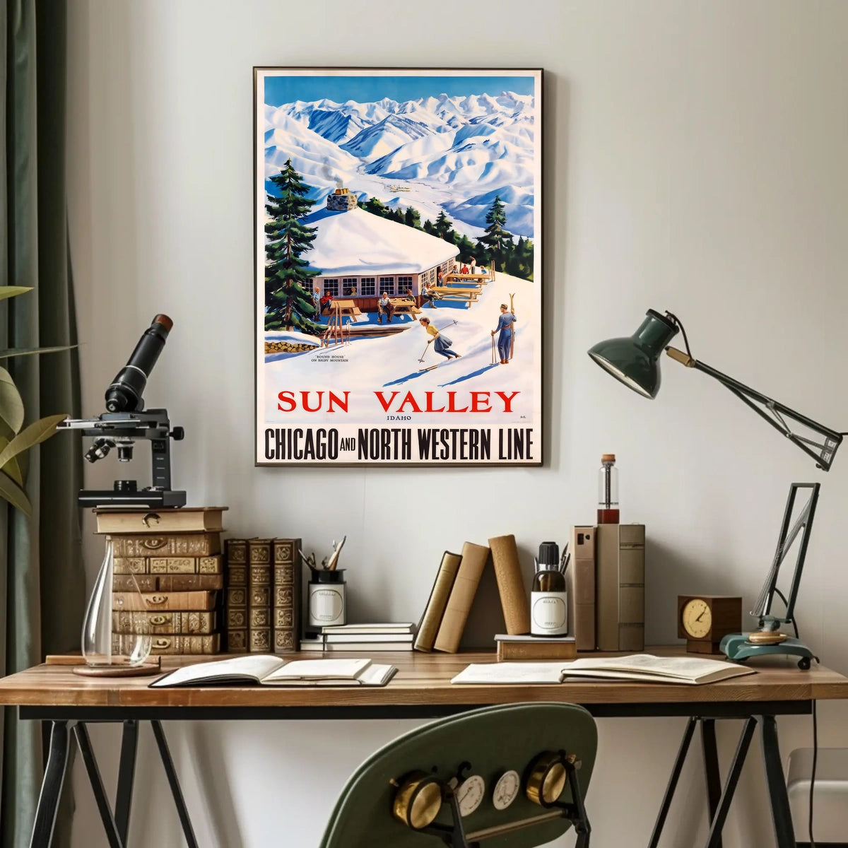 Sun Valley, Idaho Chicago And North Poster