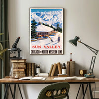 Sun Valley, Idaho Chicago And North Poster