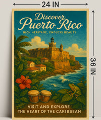 Discover Puerto Rico Wall Art Print PosterGoat