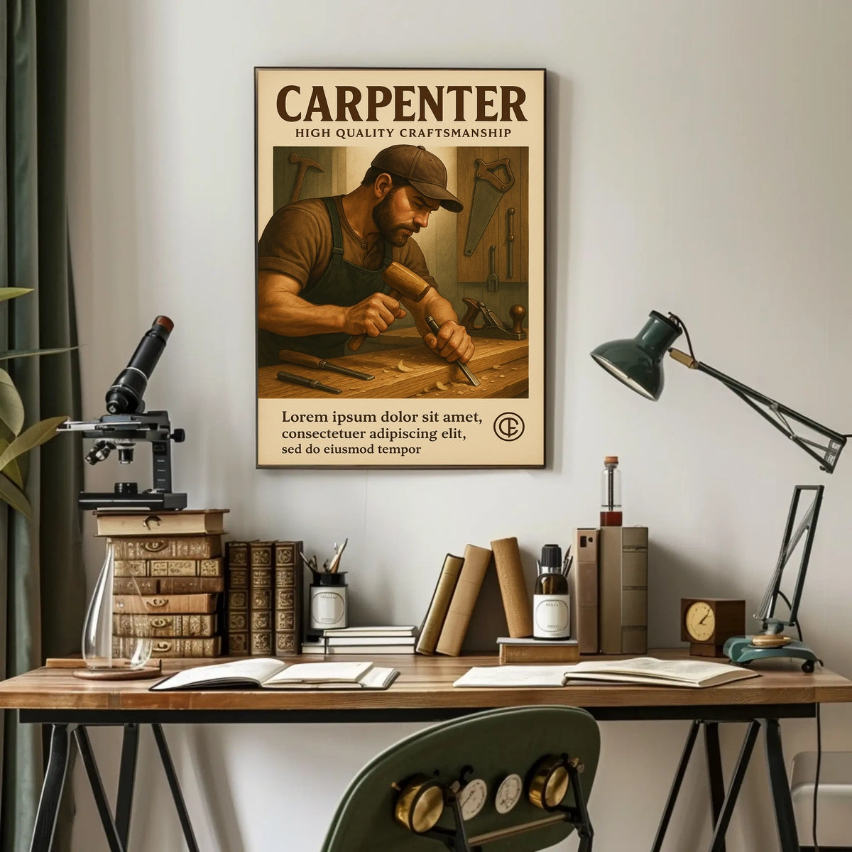 Masterful Carpentry Poster