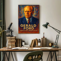 Gerald Ford Presidential Portrait Poster