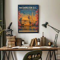 Washington D.C. A Legacy of Freedom Poster PosterGoat