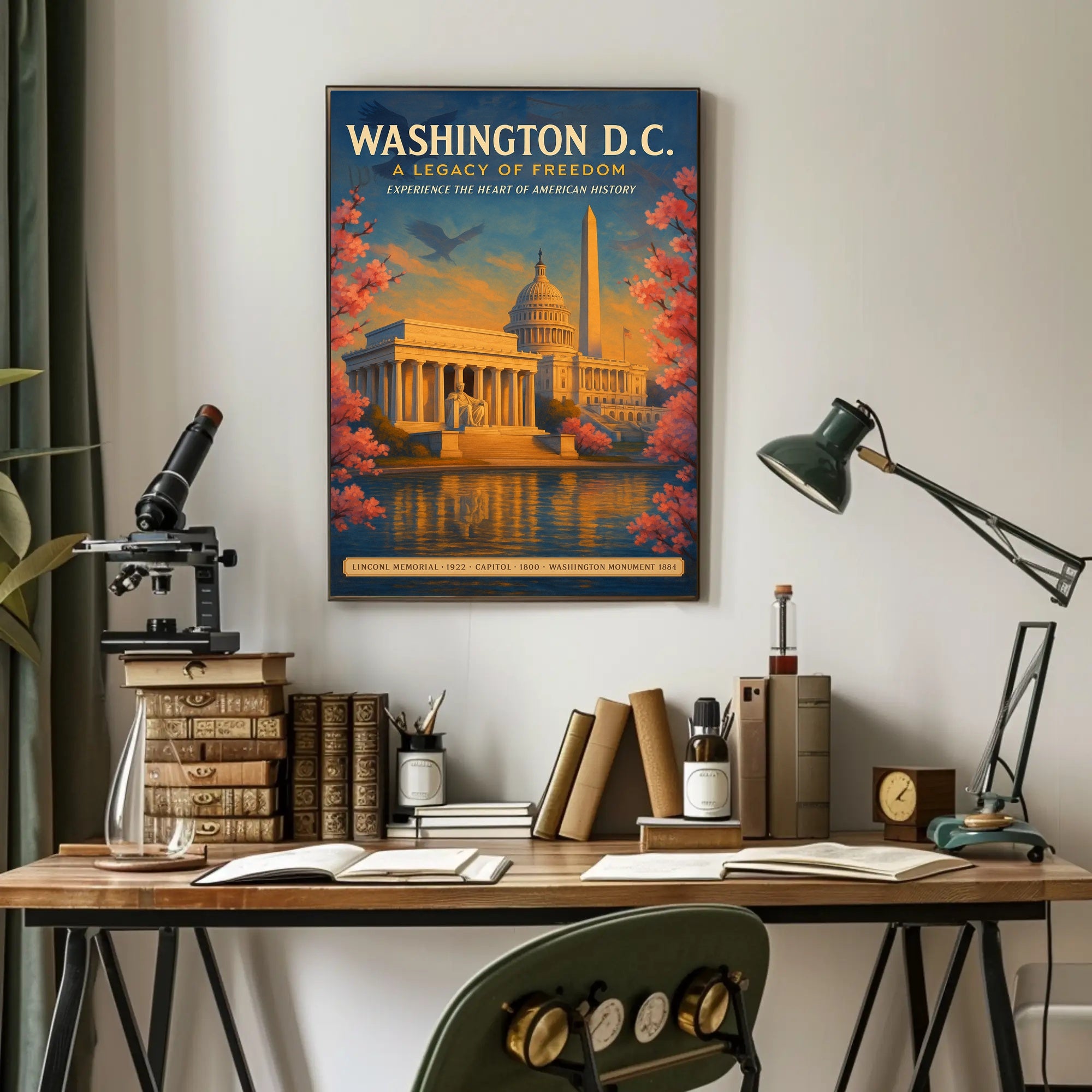 Washington D.C. A Legacy of Freedom Poster PosterGoat