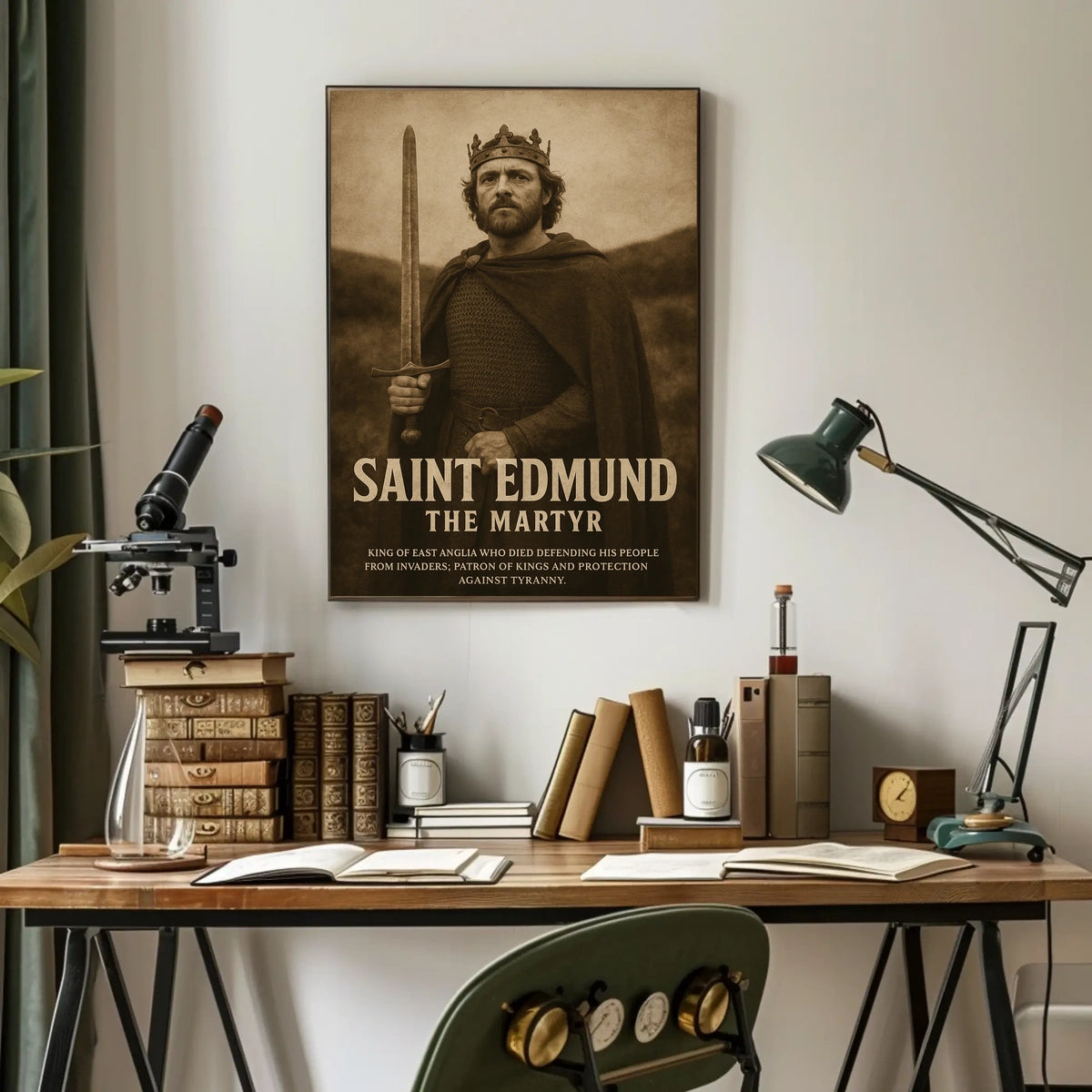 Saint Edmund The Martyr Poster