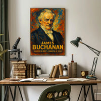 James Buchanan 15Th President Poster