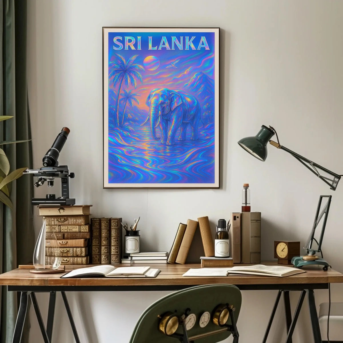 Sri Lanka A Vibrant Journey Poster