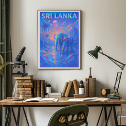 Sri Lanka A Vibrant Journey Poster