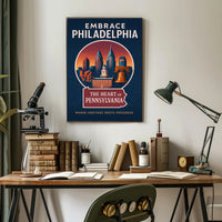 Embrace Philadelphia Poster PosterGoat