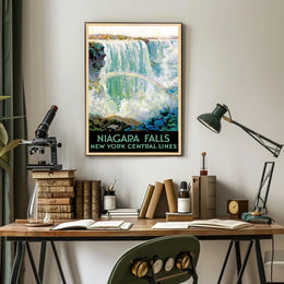 Niagara Falls Vintage Travel Poster