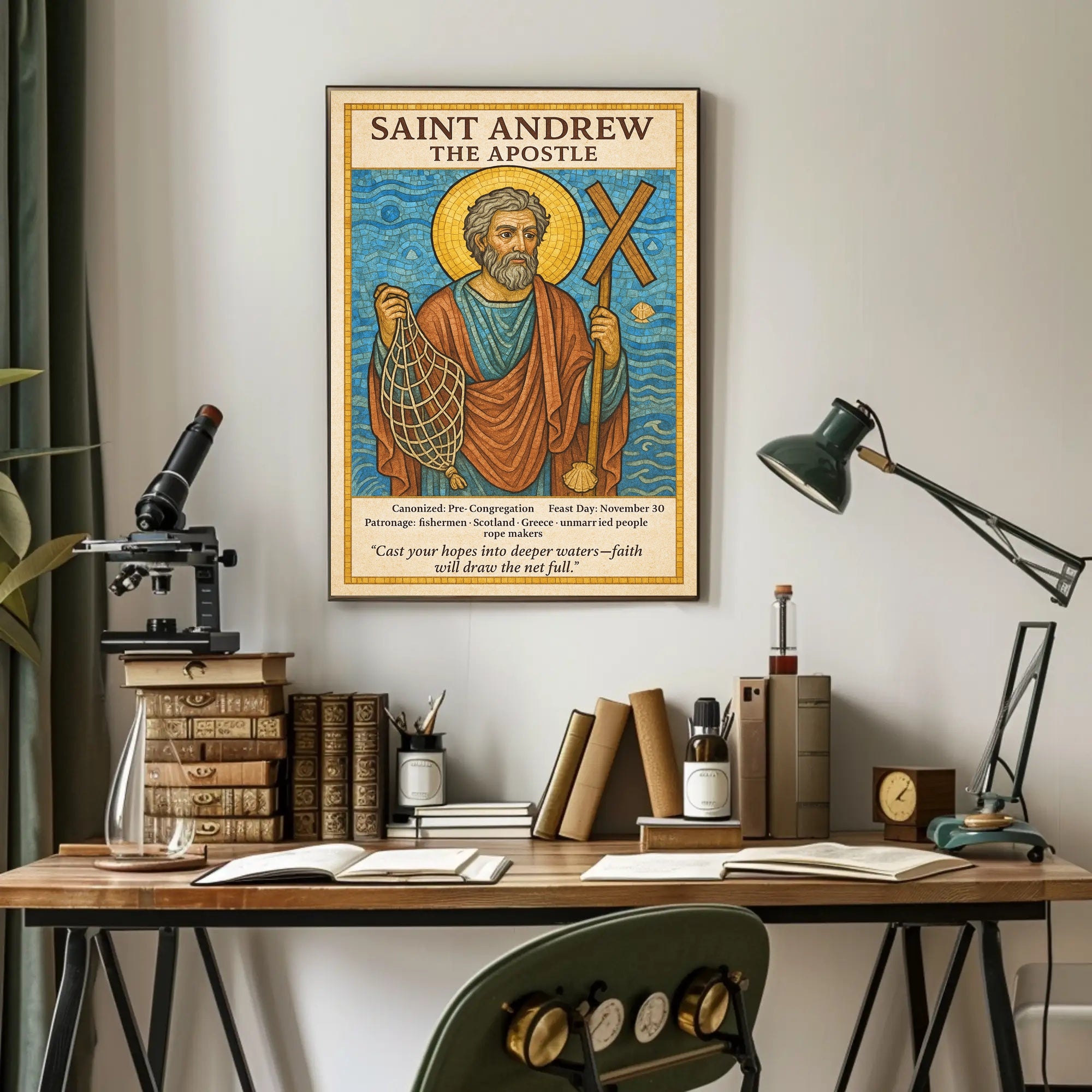 Saint Andrew the Apostle Poster PosterGoat