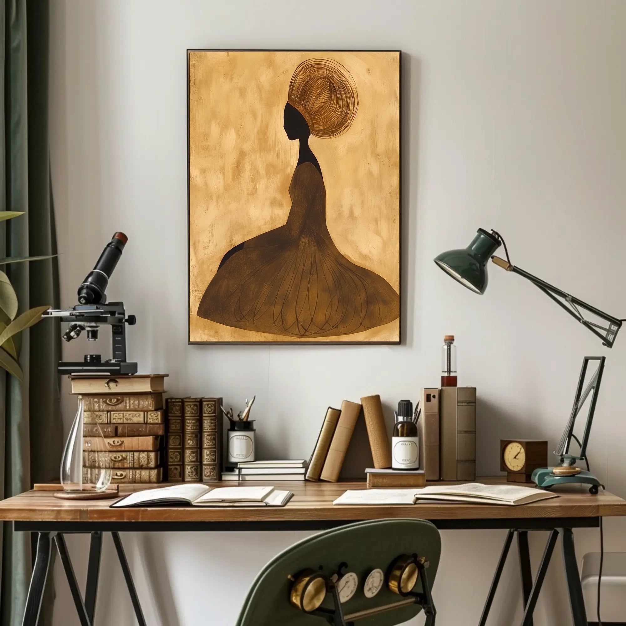 Silhouette Elegance Poster Scenic Minimalist Wall Art