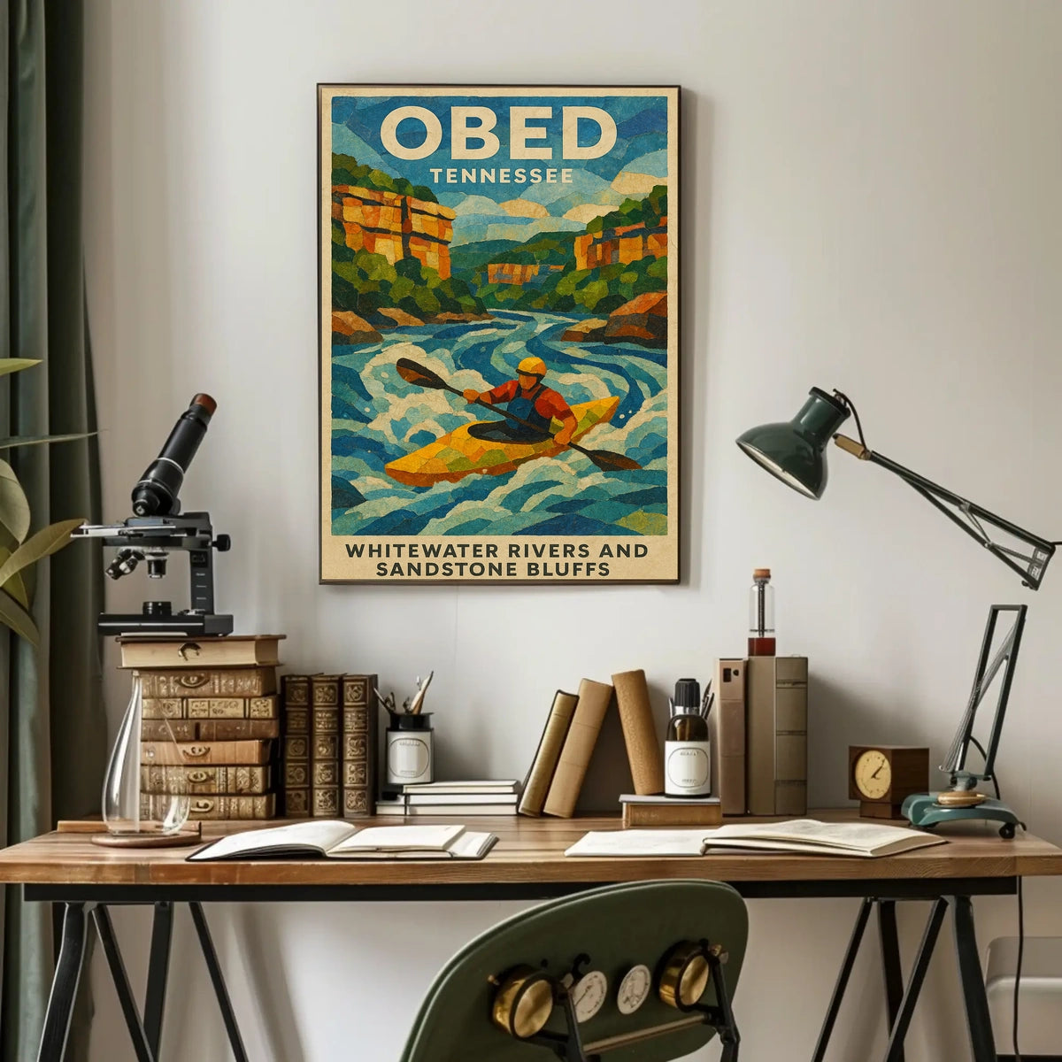 Obed, Tennessee Whitewater Adventure Poster