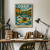 Obed, Tennessee Whitewater Adventure Poster