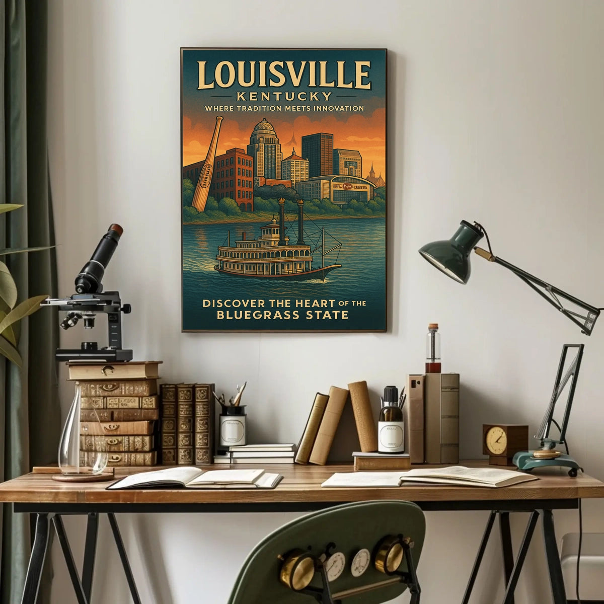 Louisville, Kentucky Where Tradition Meets Innovation Poster