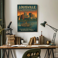 Louisville, Kentucky Where Tradition Meets Innovation Poster