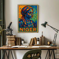 Vibrant Tribute to Niger Poster