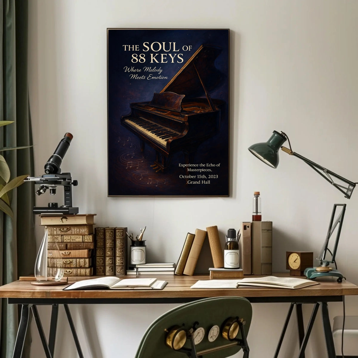 The Soul Of 88 Keys Poster
