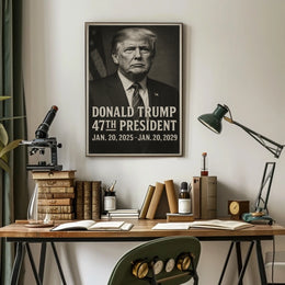 Donald Trump 47th President Scenic Patriotic Wall Art Decor Collector Quality Poster