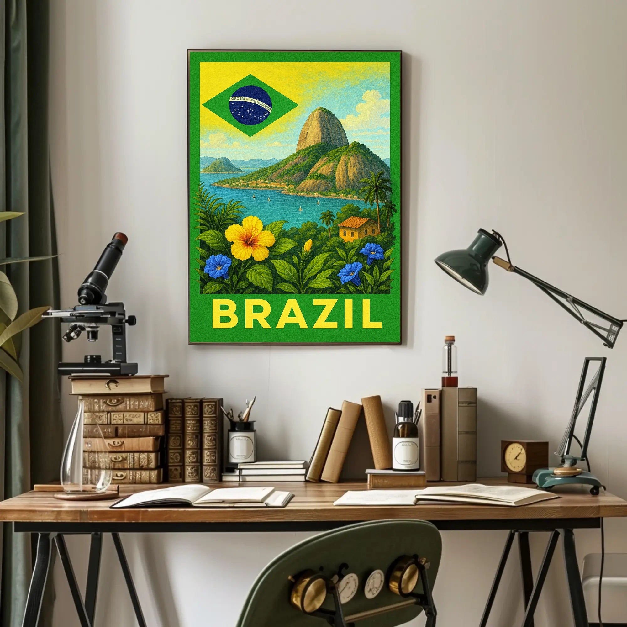 Discover Brazil Poster PosterGoat