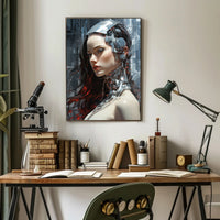 Cybernetic Elegance Poster PosterGoat
