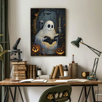 Ghostly Tales in the Pumpkin Patch Poster