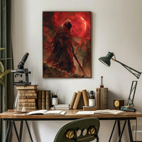 The Crimson Wraith Art Print Poster for Home Decor PosterGoat