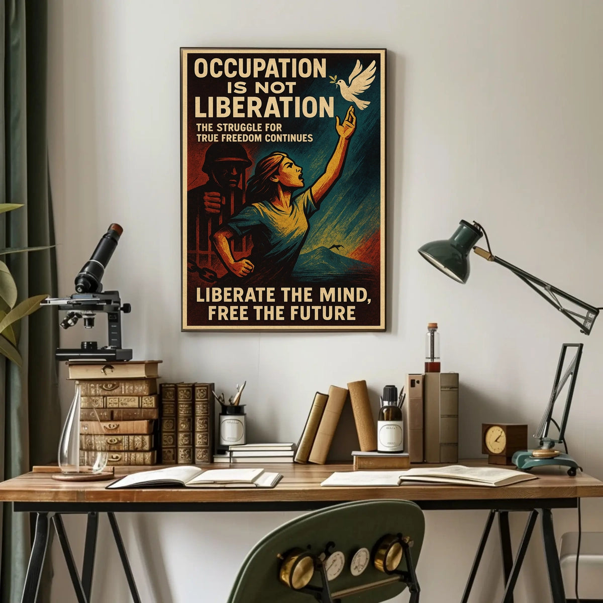 Occupation Is Not Liberation Poster